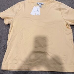 SPANX Soft Yellow Tee